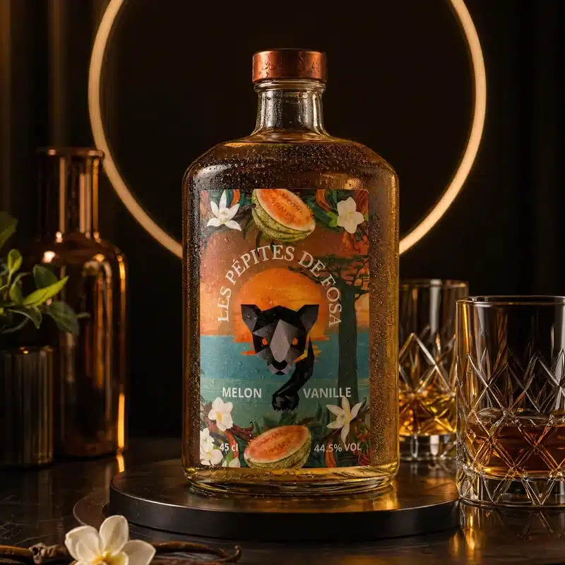 pres2_pepite_melon_van rhum arrangé melon vanille bourbon de madagascar