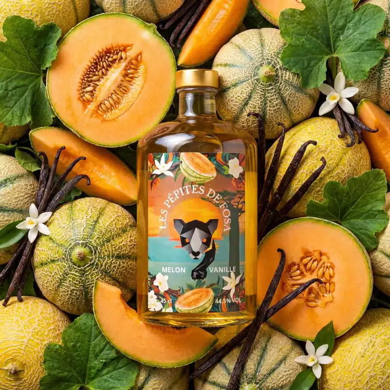 pres_pepites_melon_van cocktail melon vanille rhum