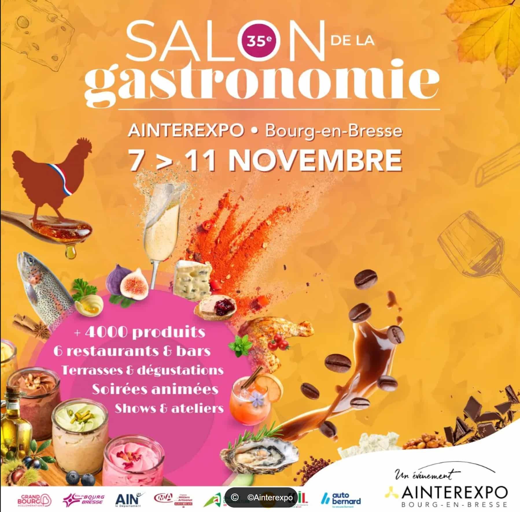 FOSA au Salon des Plaisirs Gourmands de Bourg-en-Bresse 2026 stand C14