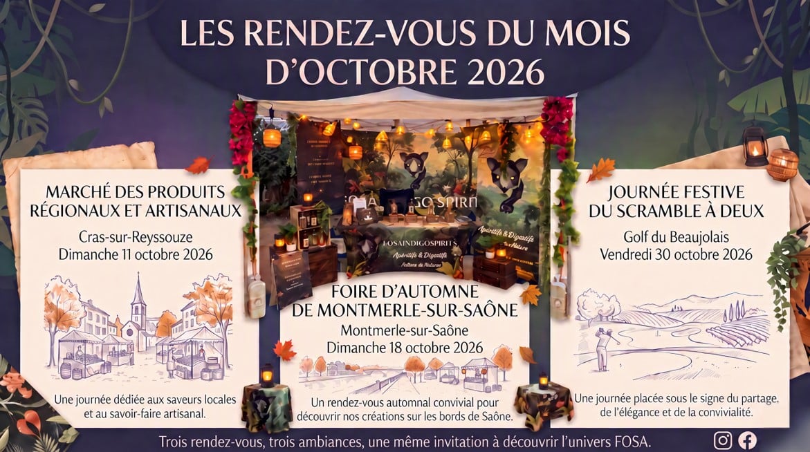 Événements FOSA octobre 2026 à Cras-sur-Reyssouze, Montmerle-sur-Saône et au Golf du Beaujolais